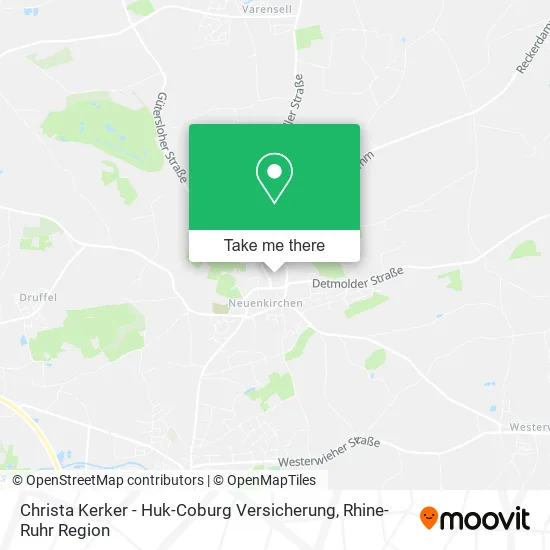 Карта Christa Kerker - Huk-Coburg Versicherung