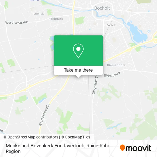 Карта Menke und Bovenkerk Fondsvertrieb