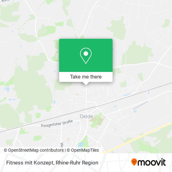 Fitness mit Konzept map