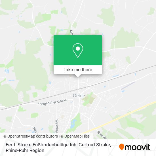 Ferd. Strake Fußbodenbeläge Inh. Gertrud Strake map