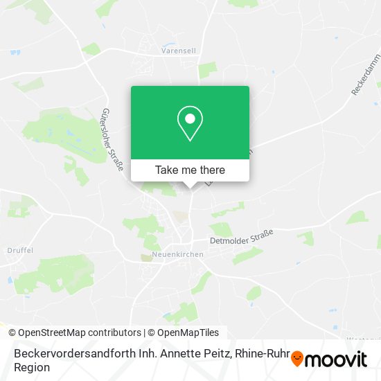 Beckervordersandforth Inh. Annette Peitz map