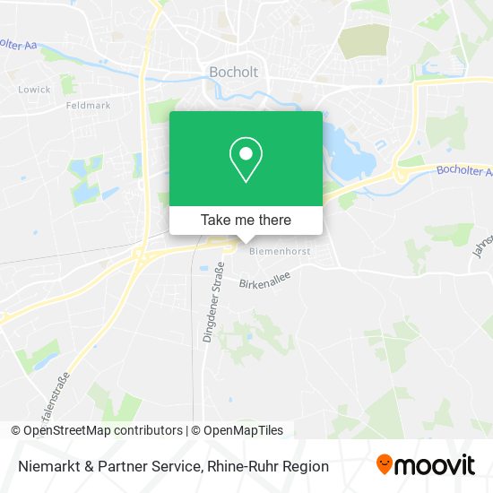 Карта Niemarkt & Partner Service
