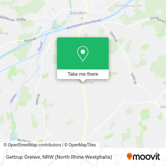Gettrup Greiwe map