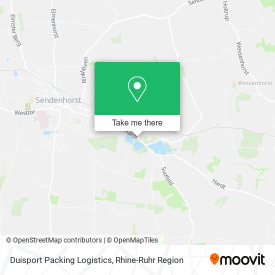 Duisport Packing Logistics map