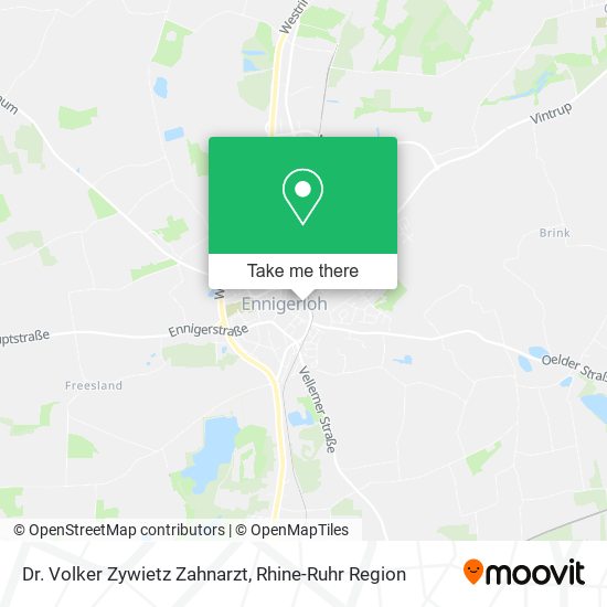 Dr. Volker Zywietz Zahnarzt map