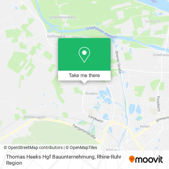 Карта Thomas Heeks Hgf Bauunternehmung