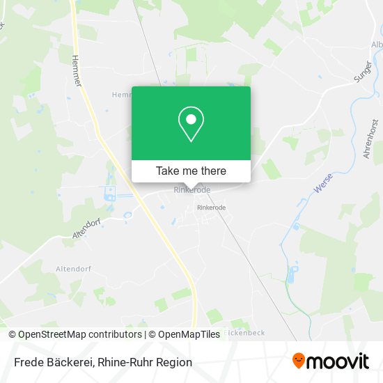 Frede Bäckerei map