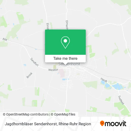 Карта Jagdhornbläser Sendenhorst