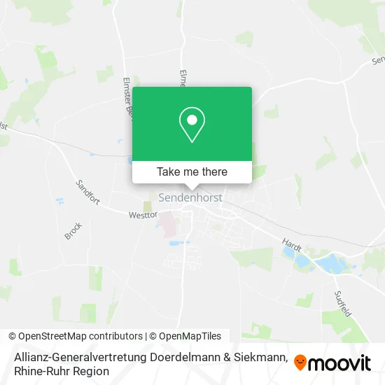 Карта Allianz-Generalvertretung Doerdelmann & Siekmann