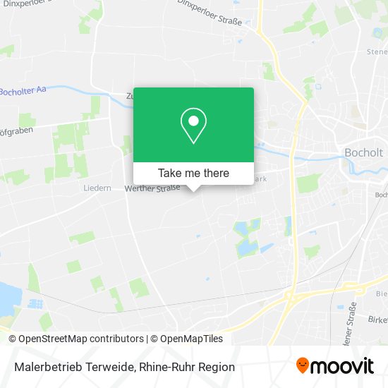 Malerbetrieb Terweide map