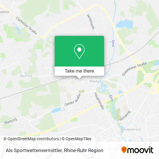 Карта Als Sportwettenvermittler