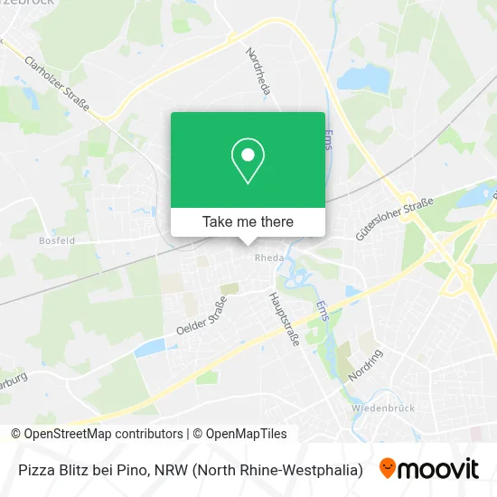Pizza Blitz bei Pino map