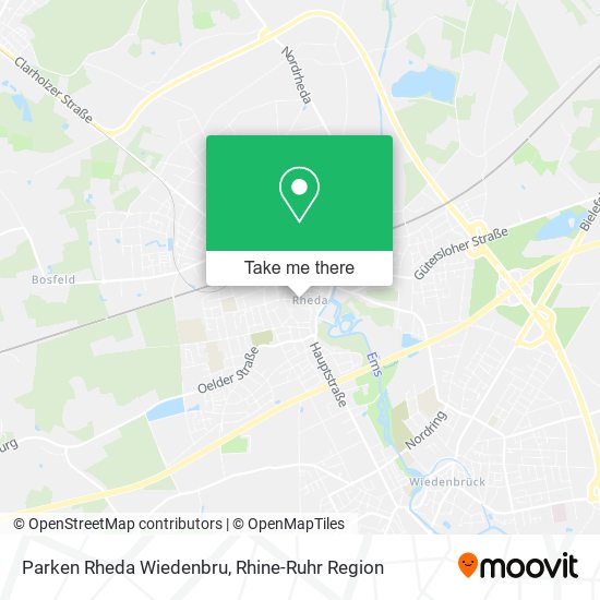 Parken Rheda Wiedenbru map