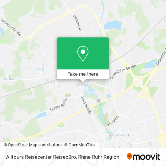 Alltours Reisecenter Reisebüro map