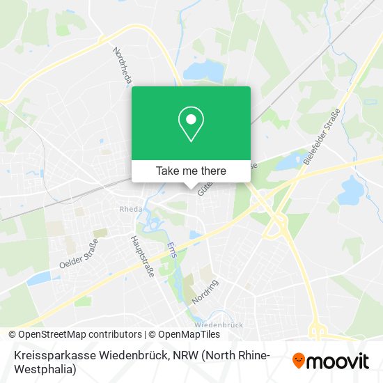 Kreissparkasse Wiedenbrück map