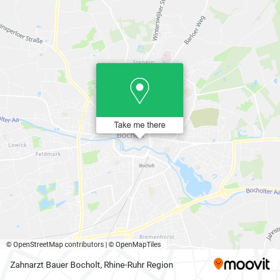 Карта Zahnarzt Bauer Bocholt