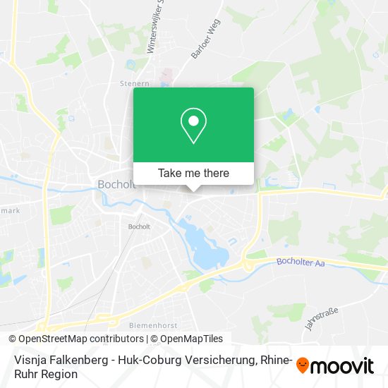 Visnja Falkenberg - Huk-Coburg Versicherung map