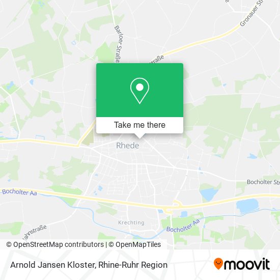 Arnold Jansen Kloster map
