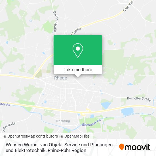 Wahsen Werner van Objekt-Service und Planungen und Elektrotechnik map