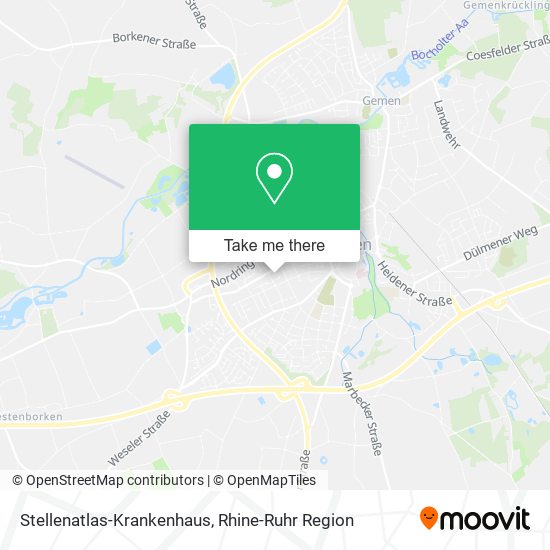 Stellenatlas-Krankenhaus map