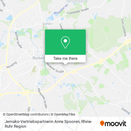 Jemako-Vertriebspartnerin Anne Spooren map