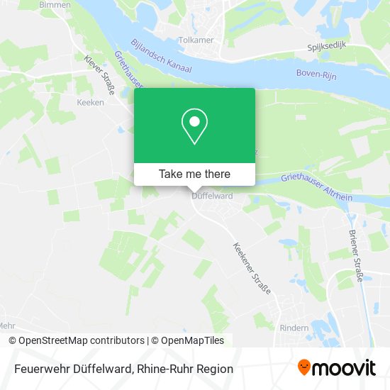 Feuerwehr Düffelward map