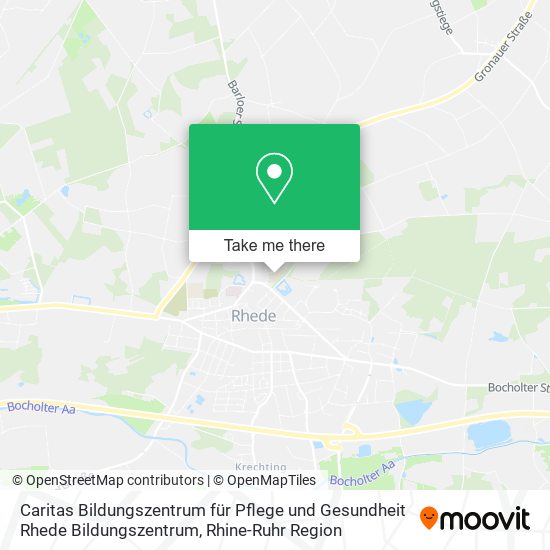 Caritas Bildungszentrum für Pflege und Gesundheit Rhede Bildungszentrum map