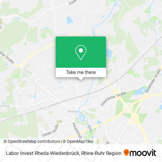 Labor Invest Rheda-Wiedenbrück map