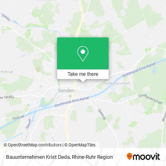 Карта Bauunternehmen Krist Deda