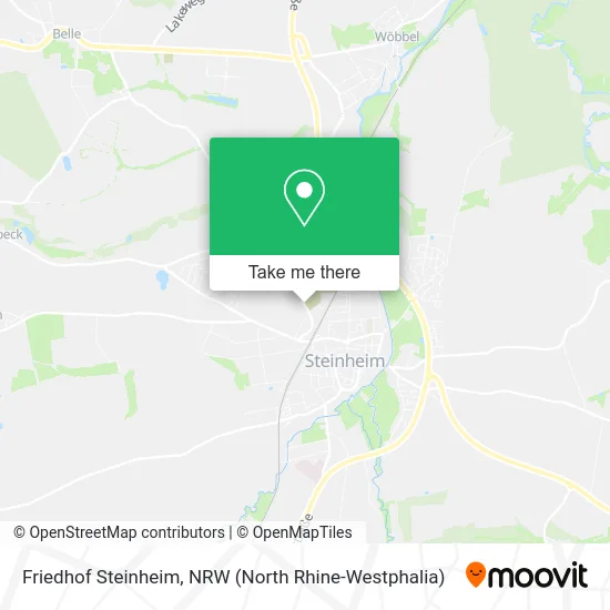 Friedhof Steinheim map