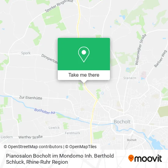 Карта Pianosalon Bocholt im Mondomo Inh. Berthold Schluck