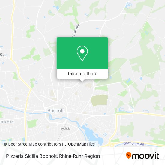 Pizzeria Sicilia Bocholt map