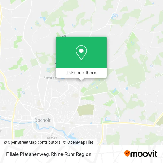 Карта Filiale Platanenweg