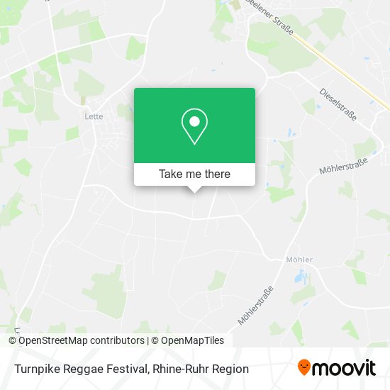 Turnpike Reggae Festival map