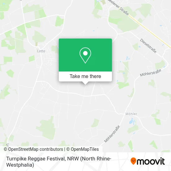 Turnpike Reggae Festival map