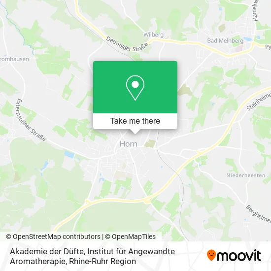 Карта Akademie der Düfte, Institut für Angewandte Aromatherapie