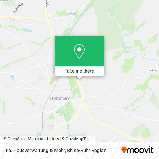 Карта Fa. Hausverwaltung & Mehr