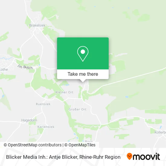 Карта Blicker Media Inh.: Antje Blicker