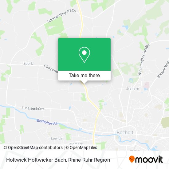 Holtwick Holtwicker Bach map