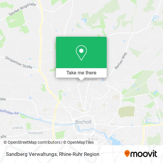 Sandberg Verwaltungs map