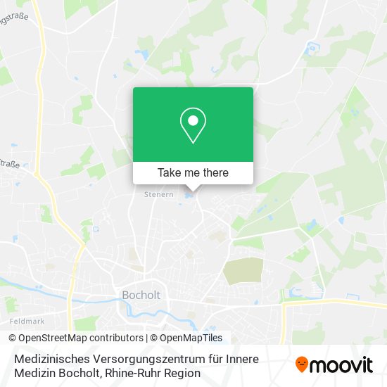 Medizinisches Versorgungszentrum für Innere Medizin Bocholt map