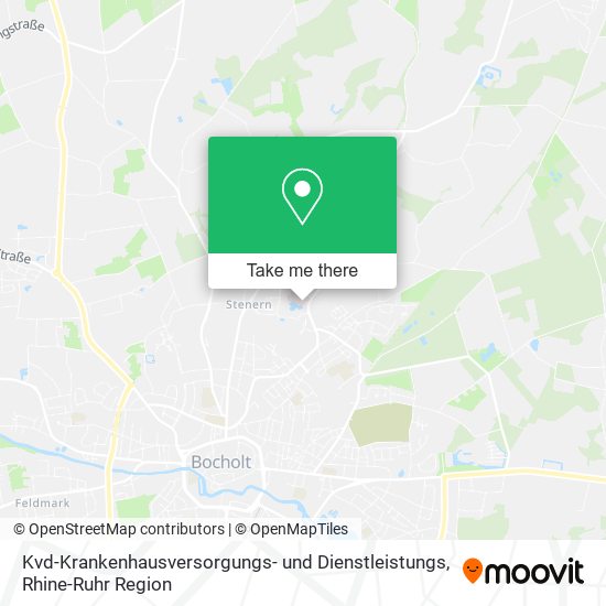 Kvd-Krankenhausversorgungs- und Dienstleistungs map