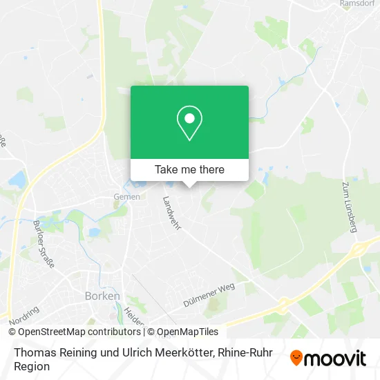 Карта Thomas Reining und Ulrich Meerkötter