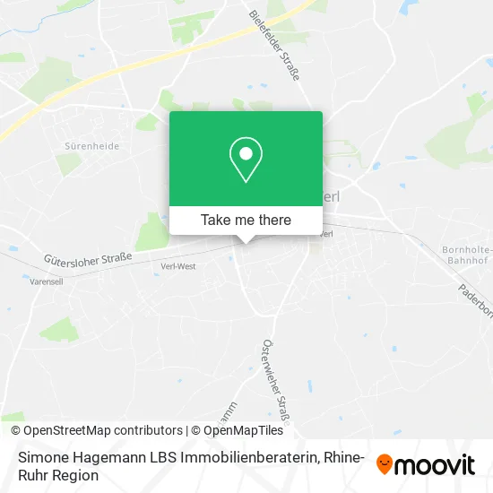 Карта Simone Hagemann LBS Immobilienberaterin
