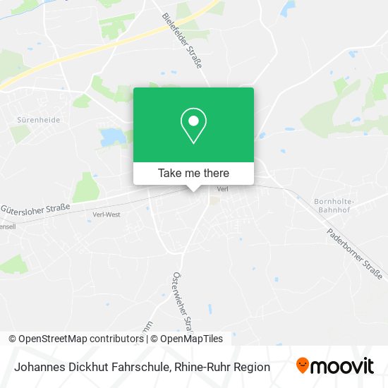 Johannes Dickhut Fahrschule map