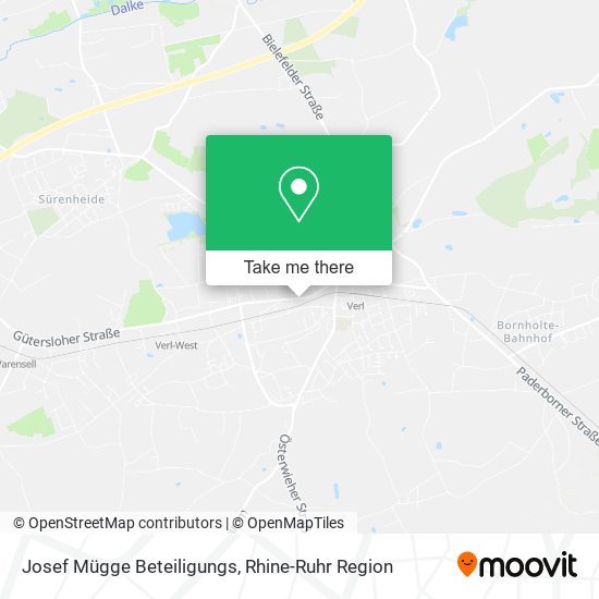 Josef Mügge Beteiligungs map