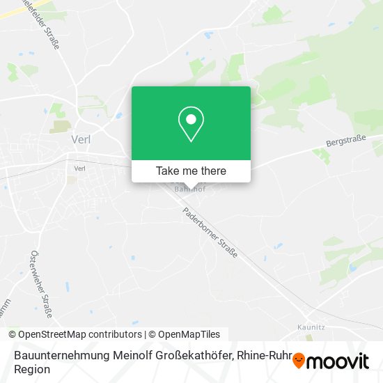 Bauunternehmung Meinolf Großekathöfer map
