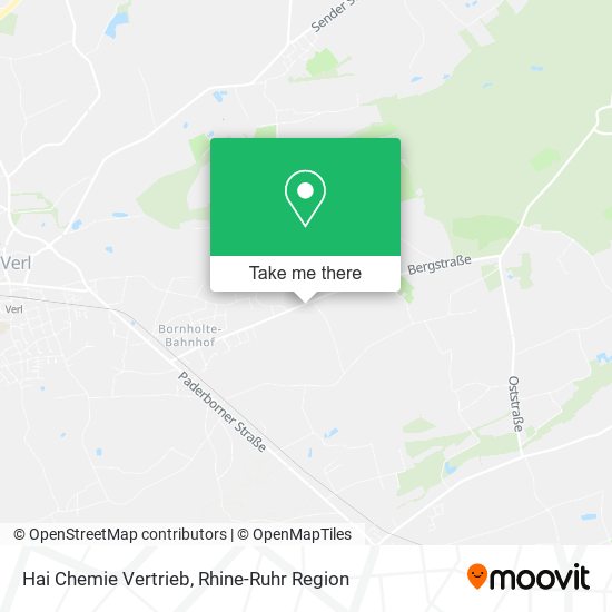 Hai Chemie Vertrieb map