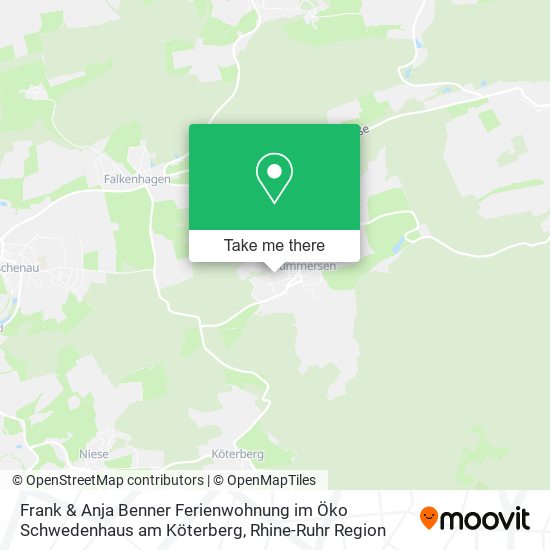 Frank & Anja Benner Ferienwohnung im Öko Schwedenhaus am Köterberg map