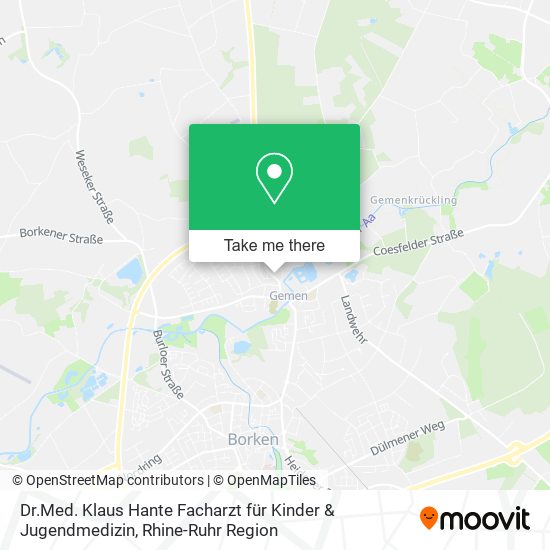 Dr.Med. Klaus Hante Facharzt für Kinder & Jugendmedizin map